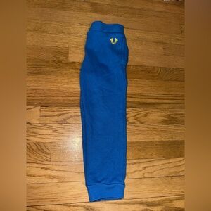 True Religion Kids Blue Joggers with Gold Logo